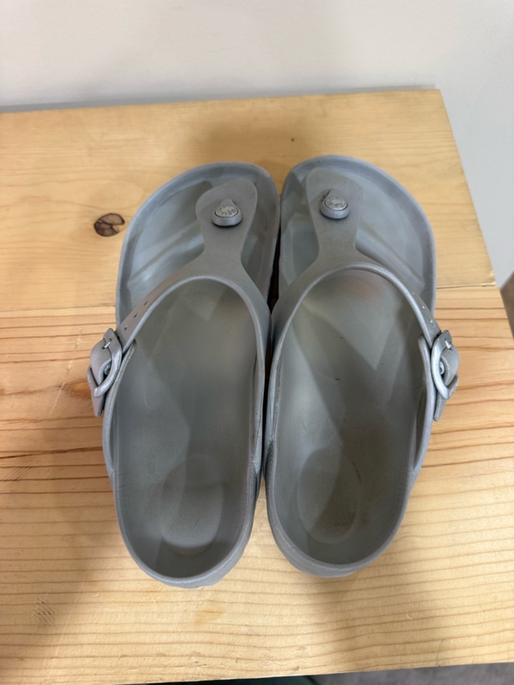 Birkenstock silver sandals size 37 - Picture 4 of 5